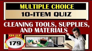 Quiz 179: CLEANING MATERIALS, TOOL, SUPPLIES ...LET-TLE MAJOR TOPIC screenshot 5