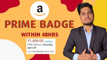 Guaranteed amazon prime badge for your products full process