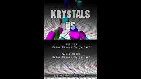 NDS Krystals DS gameplay