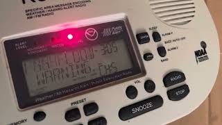 Flash Flood Warning in Chicago (EAS #1,841) 8/12/25