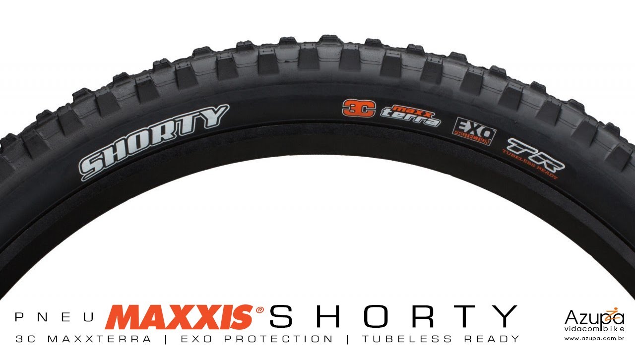 Pneu Maxxis SHORTY 27.5x2.30 Dobrável Kevlar 3CT/EXO/TR Preto
