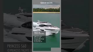 Princess S60 | Sleek Sportsbridge Yacht with Power & Entertaining Spaces