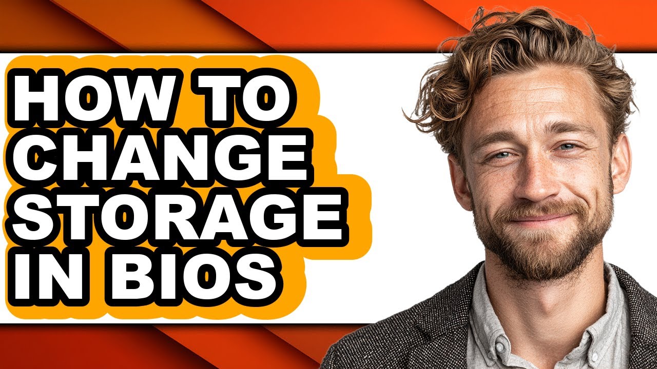 How to Change Storage in Bios - Full Guide - YouTube
