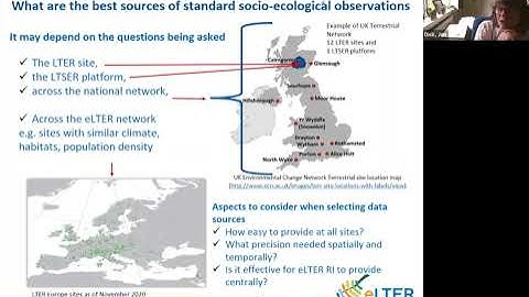 LTSER: eLTER and the systematic collection of socio-ecological variables - eLTER