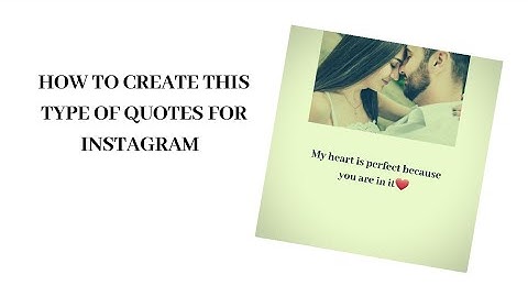 How to create Quotes image for Instagram using canva