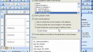 Word 2003 Tutorial Merging Labels 2003 & XP Microsoft Office