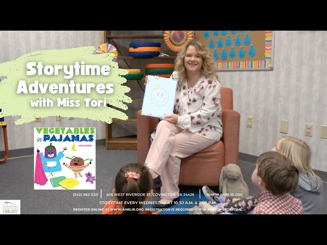 "Vegetables in Pajamas" Read Along | Storytime Adventures with Miss Tori