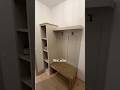 Mini mudroom locker built for the space 🤌🏼 #homeinspiration #finishcarpentry #trim #interiordesign