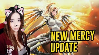 New mercy gameplay! - mercy new ability - overwatch ptr