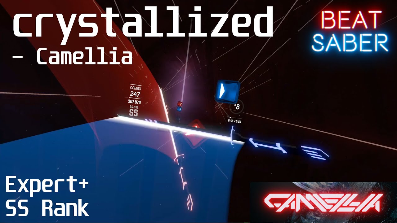 Beat | crystallized - Camellia | Expert+ | SS | New Personal Best! Misses | 93.34%) - YouTube