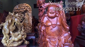 TƯỢNG GỖ DI LẶC NGŨ TIỂU CÂY TÙNG GỖ HƯƠNG TA-XƯỞNG TƯỢNG GỖ-ĐỖ TIẾN THÀNH-ZALO/CALL:0868688137