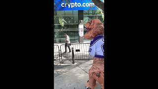 Dino Jacob Visits Crypto.com arena LA Kings vs. Toronto 10/29/22