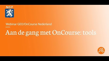 Aan de gang met OnCourse: tools