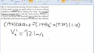Chapter 7 (Linear Momentum): Problem 41 (II)