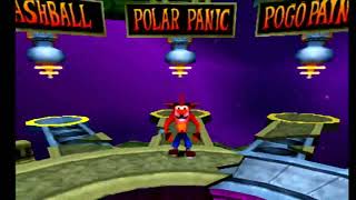 Crash Bash - Crash's Adventure Part 5 (Gold Relic Challenges Warp Rooms 1-4)