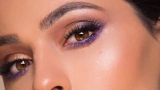 PURPLE EYE MAKEUP TUTORIAL | Teni Panosian