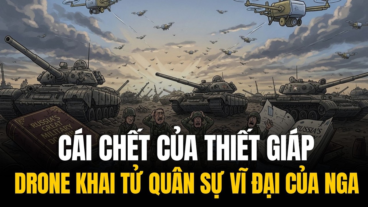 CÁI CHẾT CỦA THIẾT GIÁP, Tại sao drone 500$ đã chính thức khai tử học thuyết quân sự vĩ đại của Nga