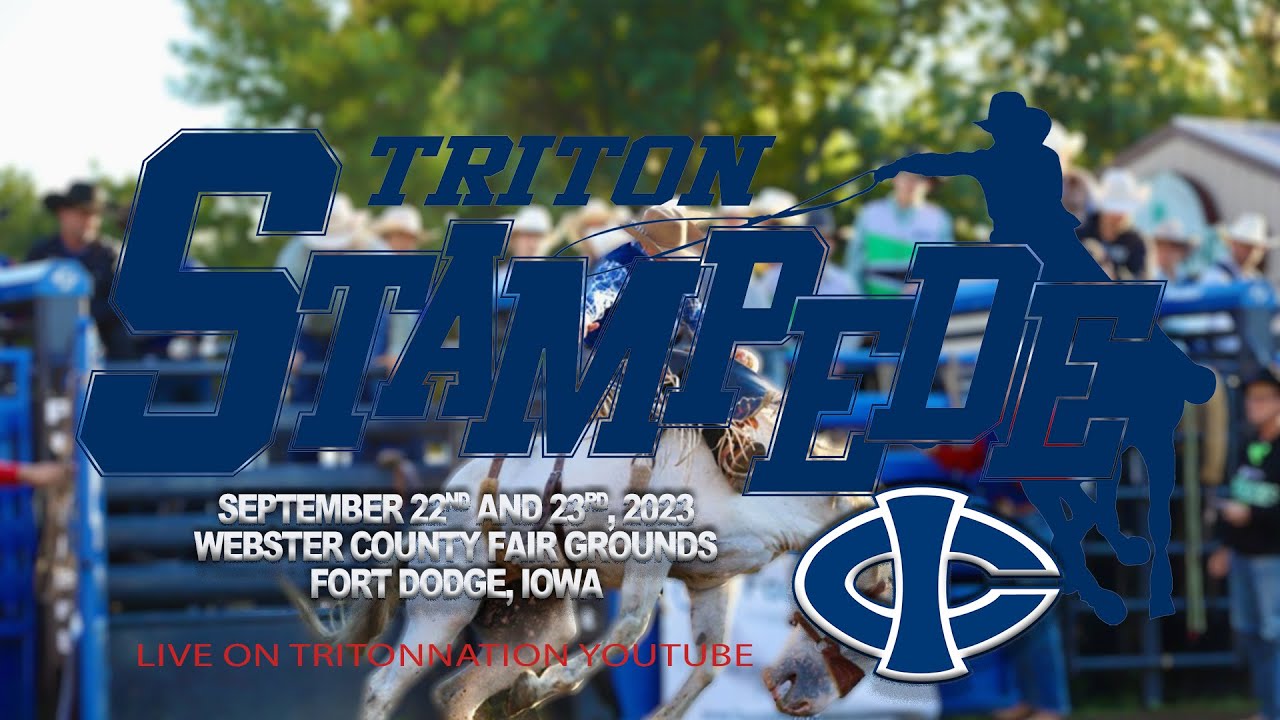 Iowa Central Rodeo: Triton Stampede Saturday Night Show - YouTube
