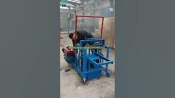YW 3-45 diesel mobile hollow block making machine #cementblockmakingmachine #shorts