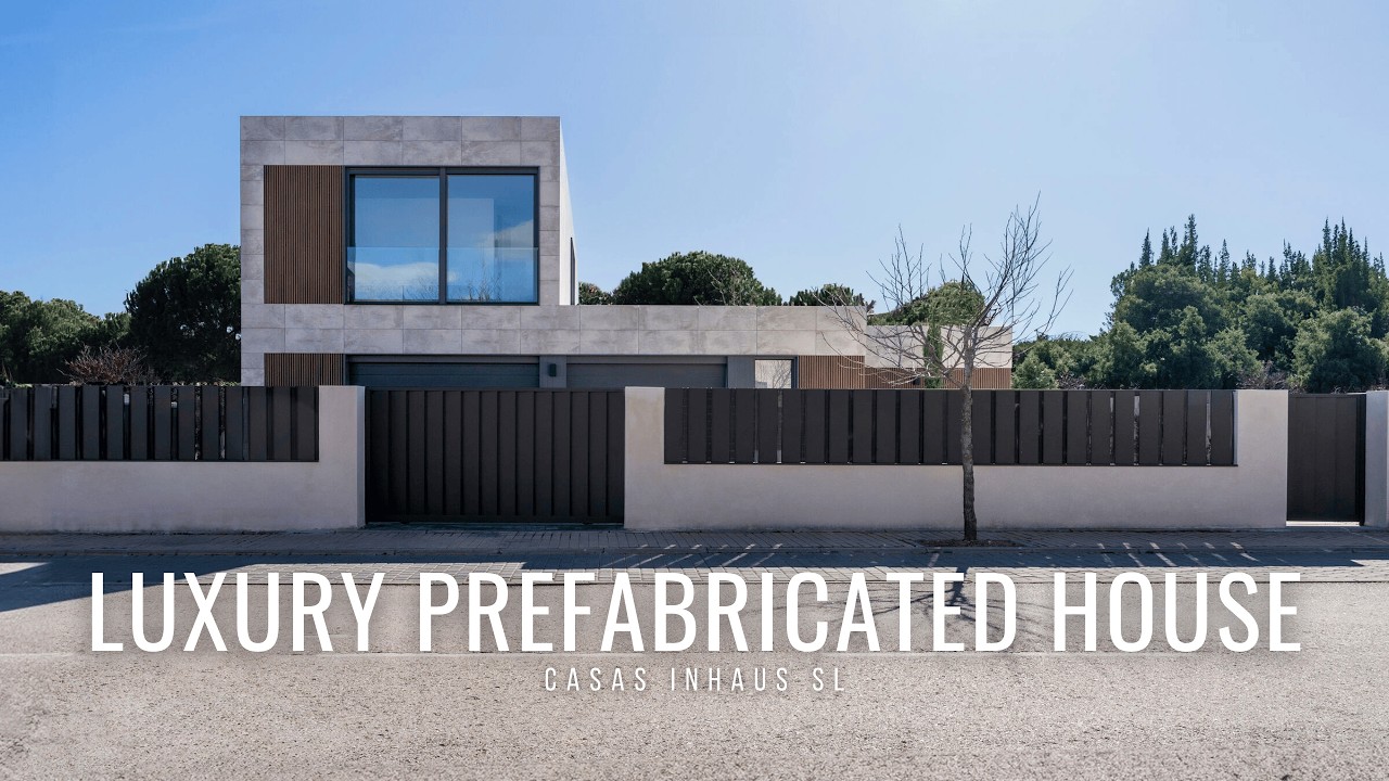 Luxury Modular Home in Madrid | Mediterranean Style Prefab Design