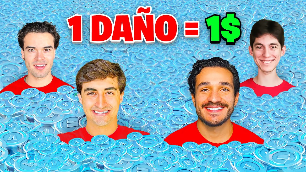 APOSTÉ $10,000 Contra YOUTUBERS en Fortnite!