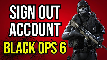 How to Log Out of Activision Account  & Change Account BO6 Black Ops 6, PC, PS4, PS5, Xbox One Serie