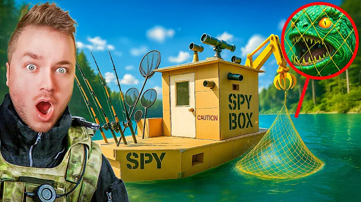 We CAPTURED the POND MONSTER on a FLOATING BOAT!