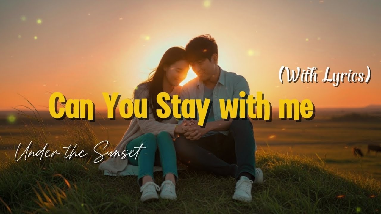Can You Stay with me — Sweet Love Song 💞 | Lo-fi Romantic ( English Acoustic + Lyrics )