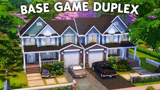 Base Game Duplex // The Sims 4 Speed Build screenshot 3