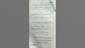 BMTC 133 REAL ANALYSIS JUNE 2025 TEE QUESTION PAPER #ignou #ignouexams