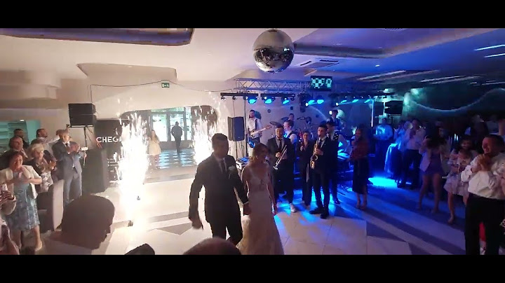 Spektakularan ulazak mladenaca u salu 👰‍♀️🤵