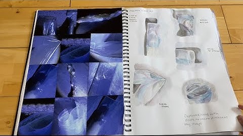 NCAD portfolio sketchbook submission 2023