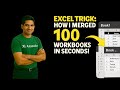 How to Merge Multiple Excel Workbooks into One Sheet || Combine Excel Files Automatically