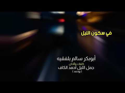 في سكون الليل في ضوء القمر للحبيب أبوبكر سالم بلفقيه جمل الليل احمد الكاف