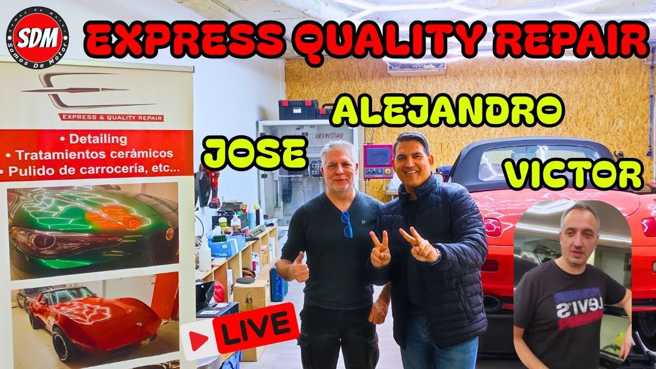 RESTAURACIÓN EXTREMA: Visitamos Express Quality Repair 🛠️ Plancha, Pintura y Llantas a fondo
