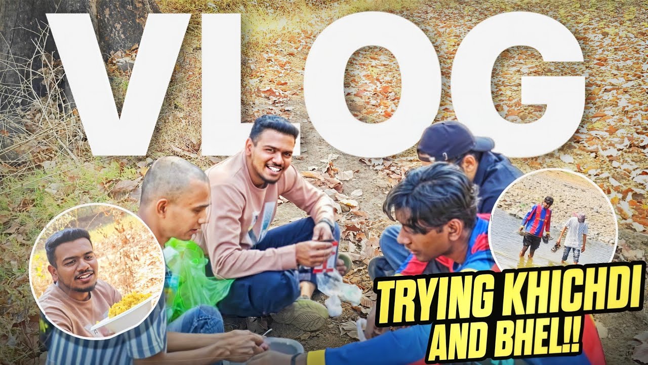 TRYING KHICHDI AND BHEL!! | VLOG | NotJustTravel 🔥 