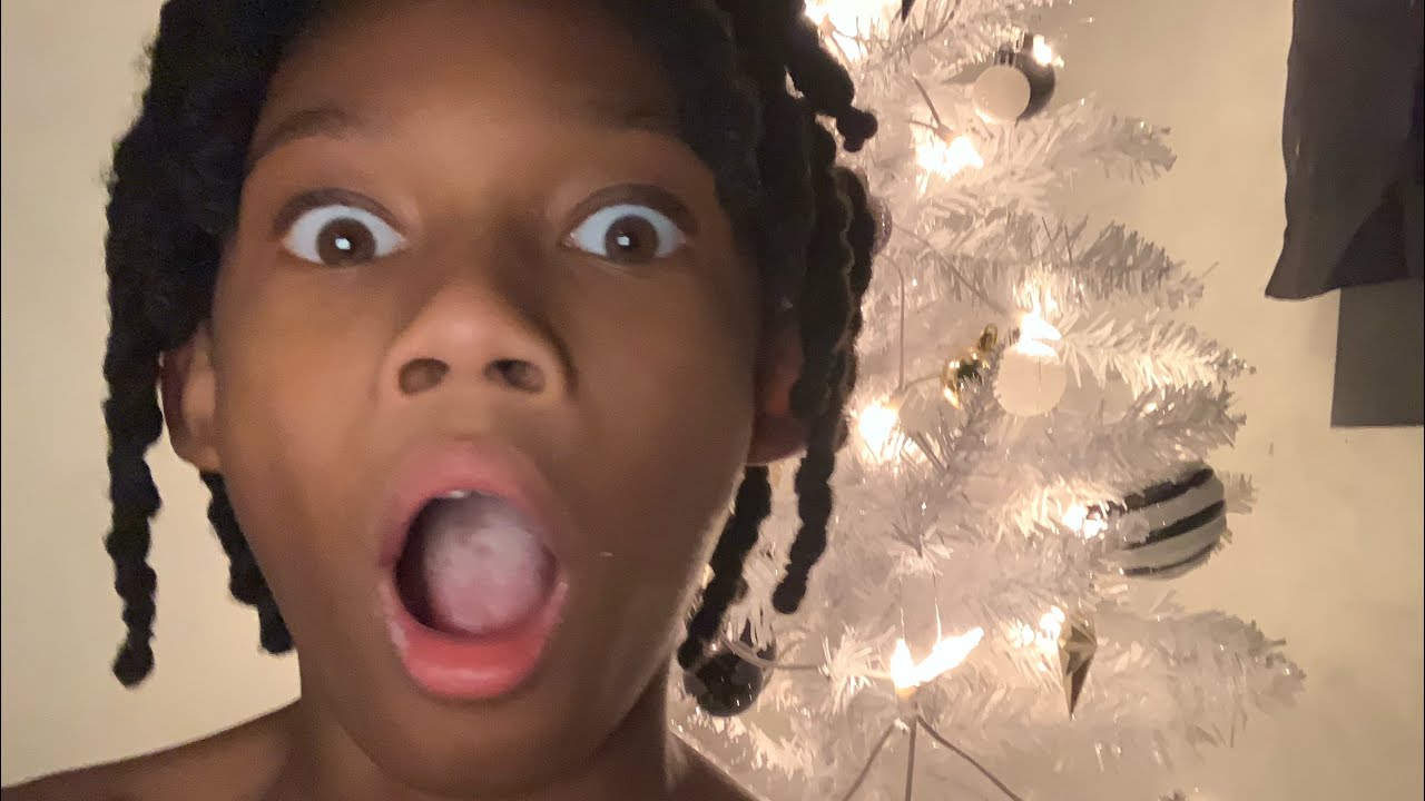 Putting up my Christmas tree with my mom part 2 YouTube