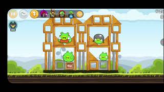 Angry bird classic but only use black bird level 2 screenshot 4