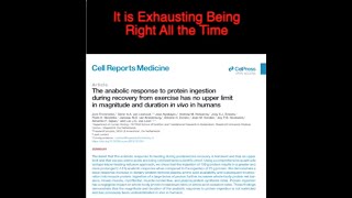 There Is No Maximum Per Meal Protein Intake (Subtitle: Its Exhausting Being Right All the Time)