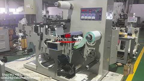 Rotary die cutting machine economic blank label die cutting machine 120m/min