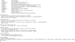 Quick Start - HOW TO RUN BLAST COMMAND LINE (JAVA CLIENT_