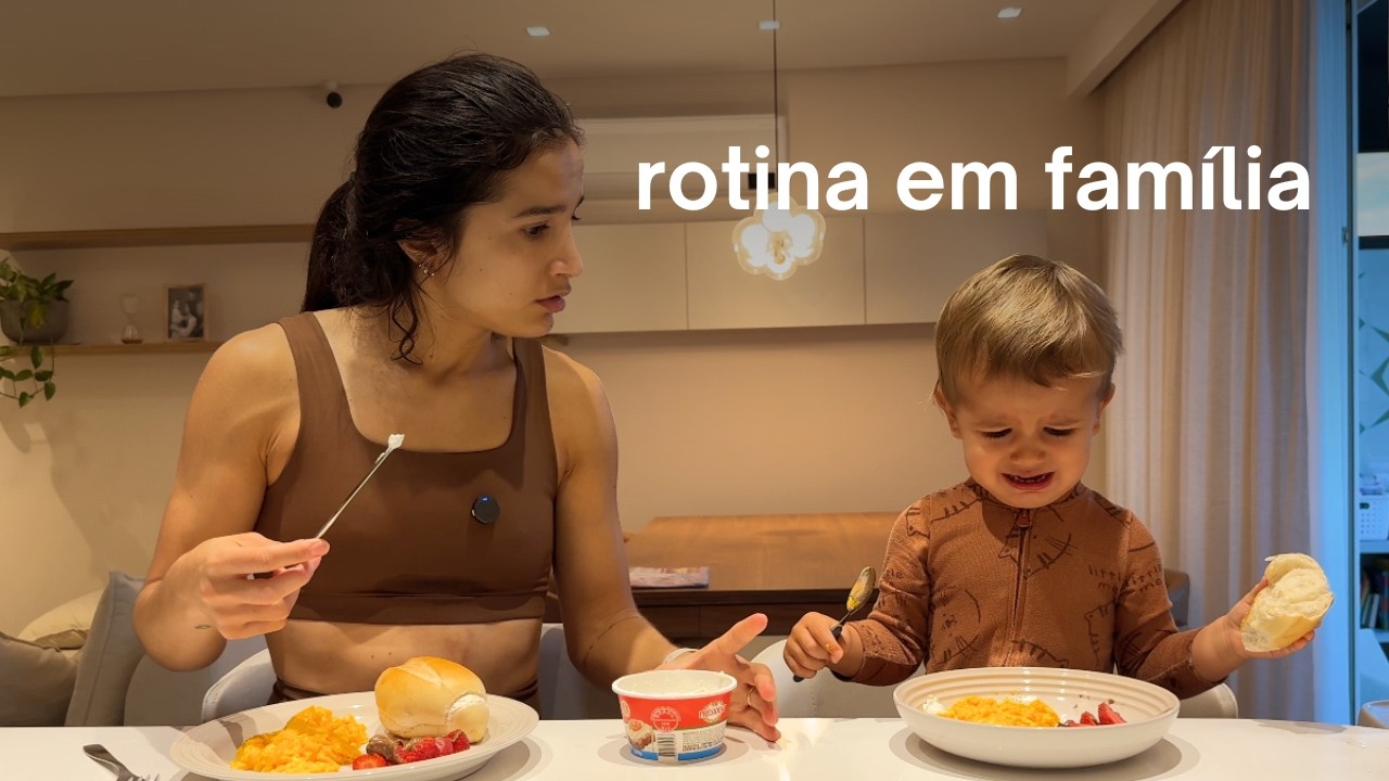 rotina da manhã com o filho mais novo + ida ao salão pra cortar e pintar meu cabelo