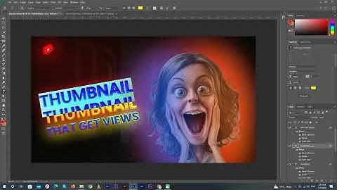 How to Make a Thumbnail for YouTube Videos with Glow Effect | Quick and Easy tutorial for Beginners