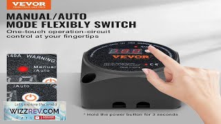 VEVOR Dual Battery Isolator Kit 12V 140Amp Manual and Auto Modes VSR