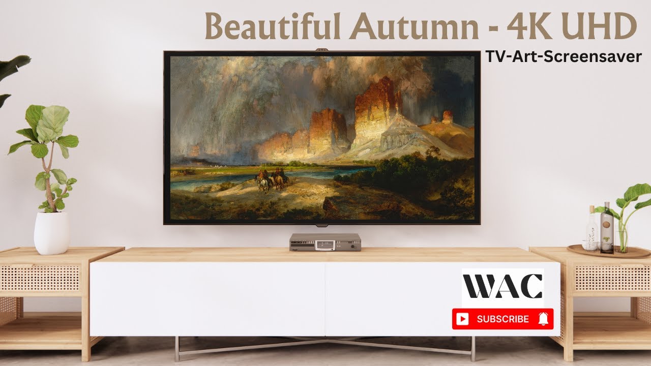 Beautiful Autumn TV Art Screensaver | Landscape Painting Slideshow | 4K ...