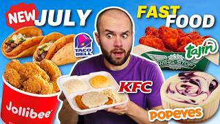 my most awkward drive thru interaction... Trying NEW Items (Jollibee, Wingstop, KFC + Popeyes)
