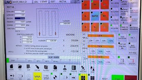 HƯỚNG DẪN PHAY MẶT BÀN┃HỆ ĐIỀU HÀNH LNC ĐÀI LOAN