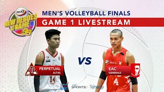 NCAA Season 99 | Perpetual vs EAC (Men’s Volleyball Finals Game 1) | LIVESTREAM