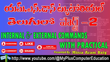 Ms-Dos Commands Part-2 with Practical #education #msdos #computerknowledge #computertutorial #1