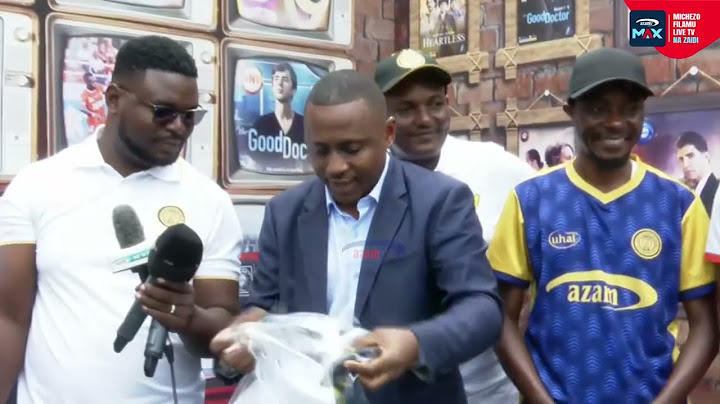 UZINDUZI JEZI MPYA AZAM FC | T'Shirt mpya za Azam FC